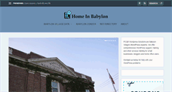 Desktop Screenshot of homeinbabylon.com